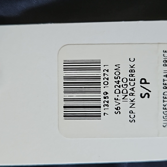 Eileen Fisher indigo scoop neck racer back viscose jersey dress-S - Picture 7 of 11